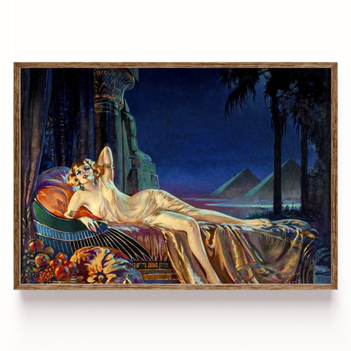 Cleopatra art poster henry - art,