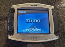 GARMIN ZUMO 550 GPS MOTORCYCLE / CAR NAVIGATOR KIT W/Sirius xM Adapter, Orig Box