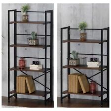 Bookcase Bookshelf Rack Display Ladder * Folding Design & Fully Assembled *