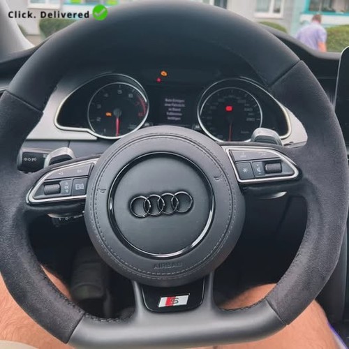 Audi alcantara steering wheel - steering,