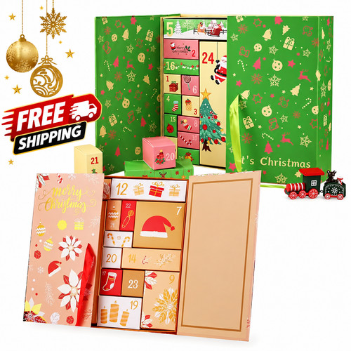 Christmas advent calendar - calendar, box
