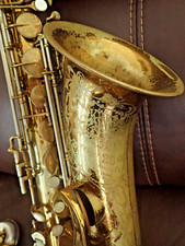 1952 KING SUPER 20 SERIES II TENOR SAXOPHONE FULL PEARLS SILVER NECK MIKE BARNES