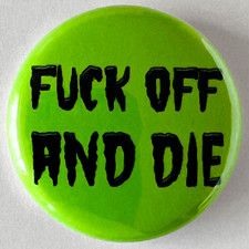 THE METEORS BAND Button pin