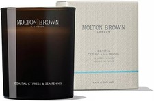 Molton Brown Coastal Cypress & Sea Fennel Signature Scented Single Wick Candle 