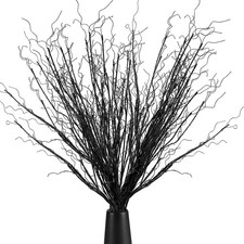 24 Pcs Lifelike Curly Willow Branches 30.7 Inches Artificial Flowers Twigs Ha...