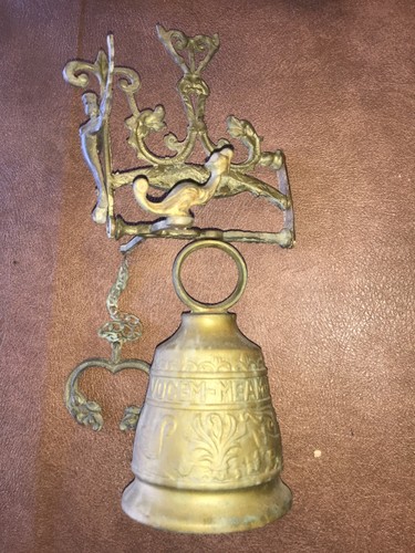 Vtg brass bell monastery - vtg,