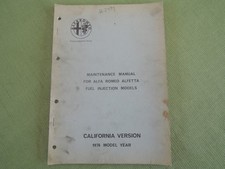 ALFA ROMEO Factory MAINTENANCE