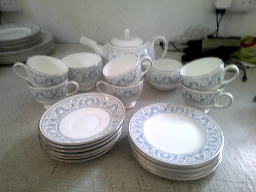 Wedgwood dolphin piece tea - piece,