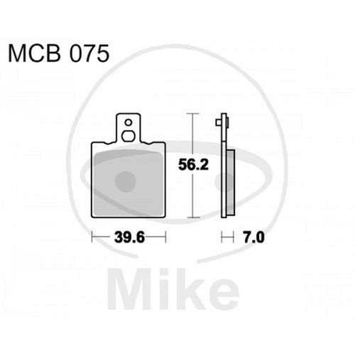 Sintered brake pads trw - trw, for