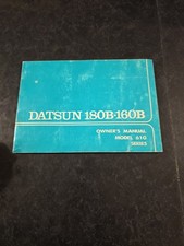 Datsun 180B & 160B Owners