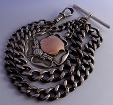 Antique solid silver pocket