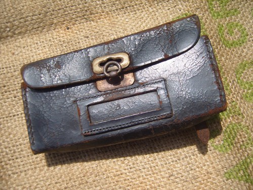 Vintage small leather brooks - vintage,