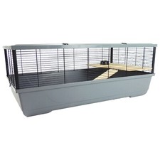 Rat Hamster Pet Cage Home Single Tier Grosvenor XL Grey 100x54x39cm