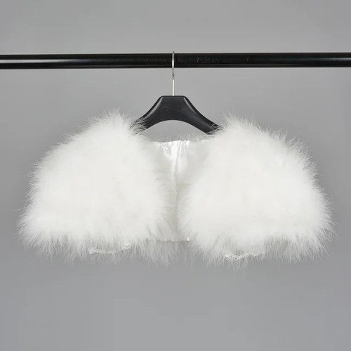 Ostrich fashion wedding bridal - ostrich,
