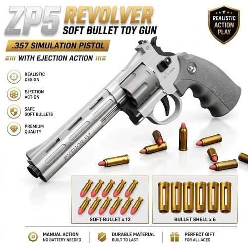 Zp5 357 revolver - style, foam