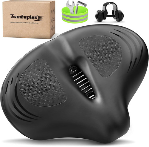 Comfortable noseless bike seat - comfortable,