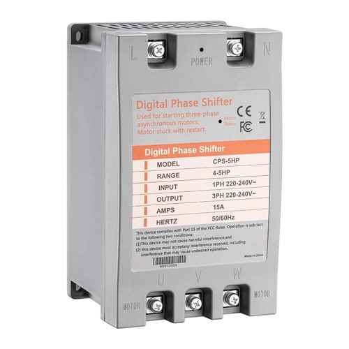 5hp digital phase converter - phase,