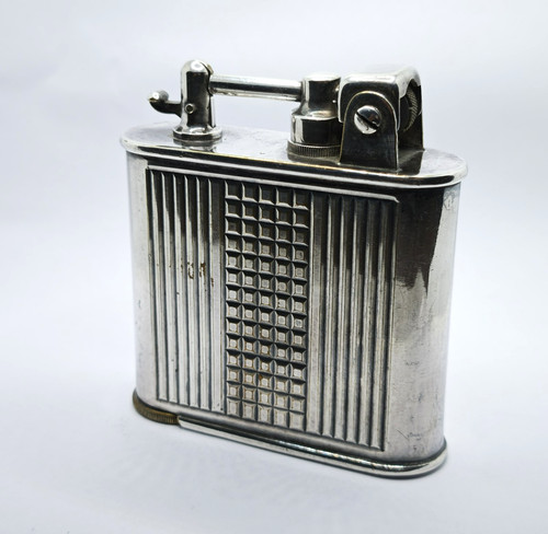 Lancel silver art deco table - lancel,