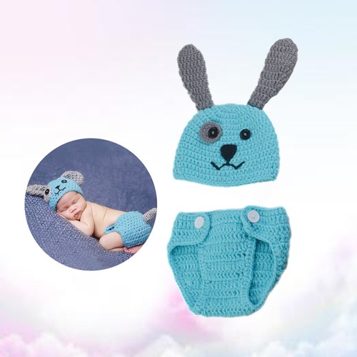 Baby photo props - blue, newborn