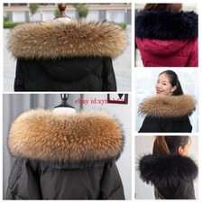 Unisex Raccoon Fur 100% Real