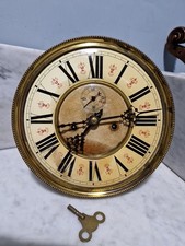 Antique Vienna Wall Clock Weight Driven Movement