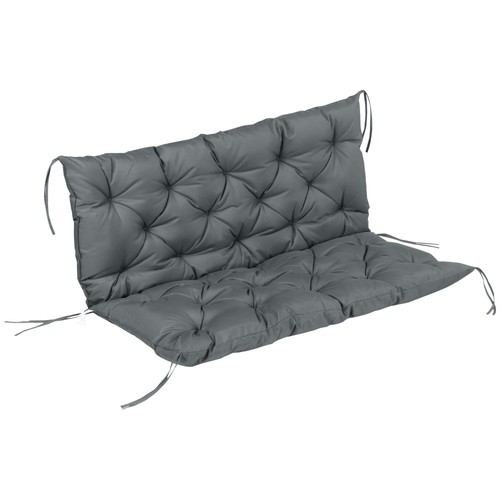 Outsunny garden bench - bench, cushion