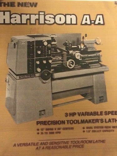Harrison model 10aa high speed - 10aa,