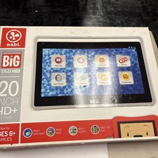 Nabi Big Tab HD 20” Android Tablet BGTAB-NV20A Full HD Display Powers On