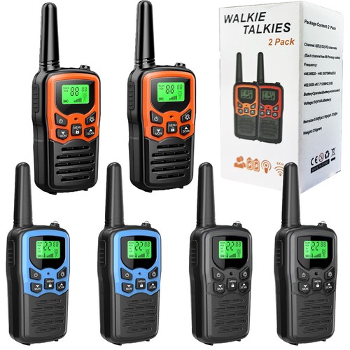 Pack 8mile long range walkie - pack,