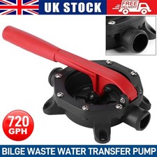 720GPH Manual Diaphragm Boat Marine Hand Bilge Water Transfer Self-priming Pump