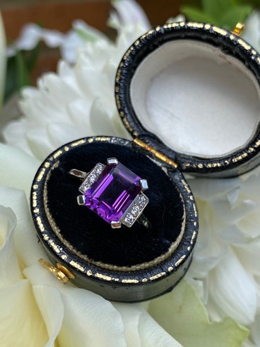 Art deco amethyst and - and, diamond