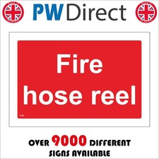 SIGN Fire hose reel