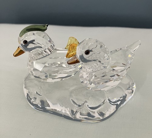 Swarovski mandarin ducks pair - swarovski,