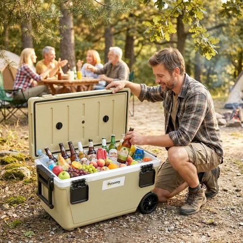 70l insulated cool box - insulated,