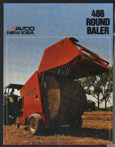 New idea 486 - round, baler