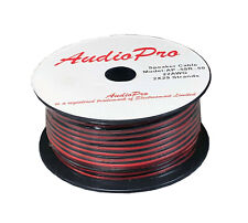 50m Reel of AudioPro 22 AWG Red & Black Hi-Fi Speaker Cable 2 x 29 Strands