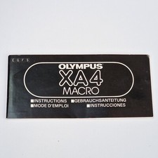 Olympus XA4 Macro Camera