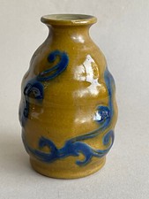 Herman A. Kähler Art Deco Pottery Vase Denmark Classic Scandi Danish Design.