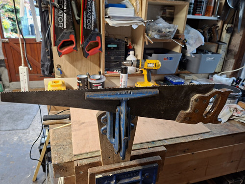 Woden 101 handsaw sharpening - handsaw,