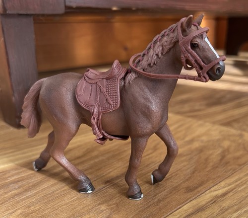 Schleich brown western horse - schleich,