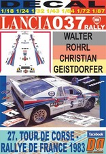 DECAL LANCIA 037 RALLY W.ROHRL