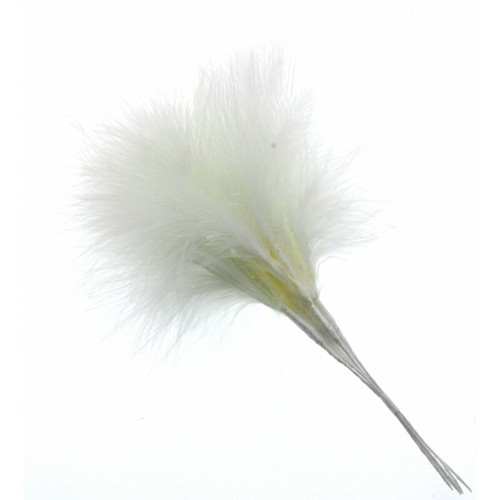 Cream fluffy feathers 25cm - fluffy,
