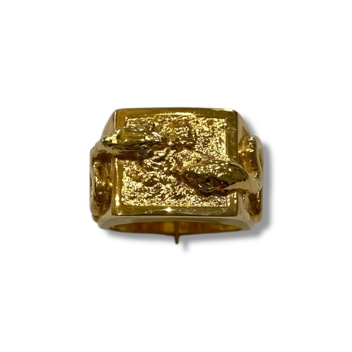 Men ring with serpents - serpents, in