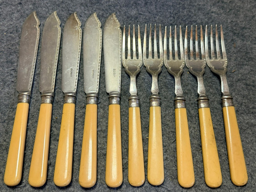 Vintage epns cutlery set faux - epns,