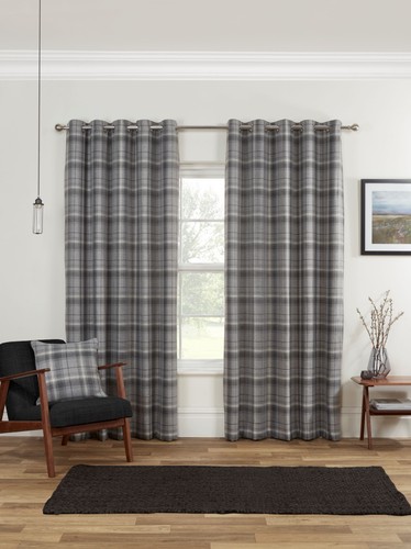 Check design woven blackout - design,