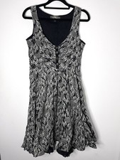 Joe Browns y2k boho Sacred Spirit black dress  Asymmetrical Hem uk 8