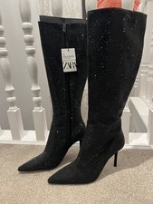 ZARA BLACK DIAMANTE RHINESTONE