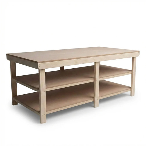 Wooden workbench mdf top - wooden,