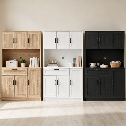 Wood cupboard 175cm tall - wood,