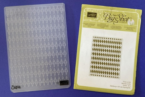 Stampin big shot argyle - big,